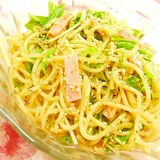 ❤魚ニソと水菜と鰹節の冷製・パスタ❤